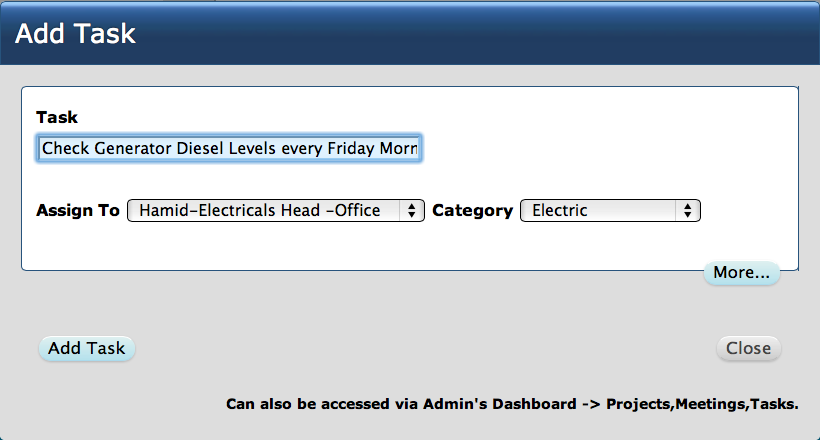 Introducing Tasks and My Desk in Society Maintenance App, ADDA
